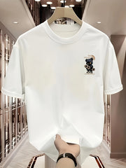 Men'S Heavyweight Cotton Summer Graphic T-Shirt