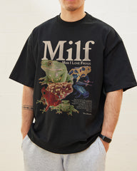 Man I Love Frogs Oversized Tee