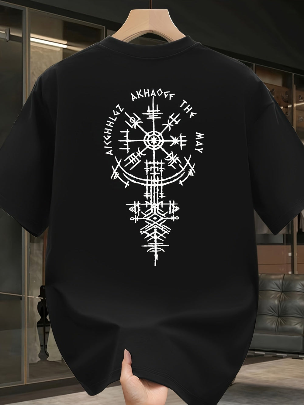 Men's Heavyweight 100% Cotton Viking T-Shirt – Oversized Fit