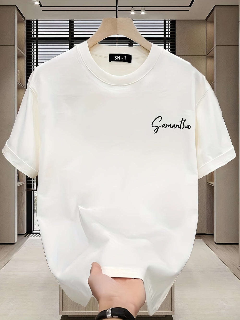 Men’s Heavyweight 100% Cotton T-Shirt – Feather Graphic | Regular Fit | Soft, Comfortable Summer Tee