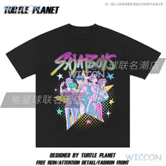 Anime K-Pop Oversized T-Shirt – Unisex Vintage