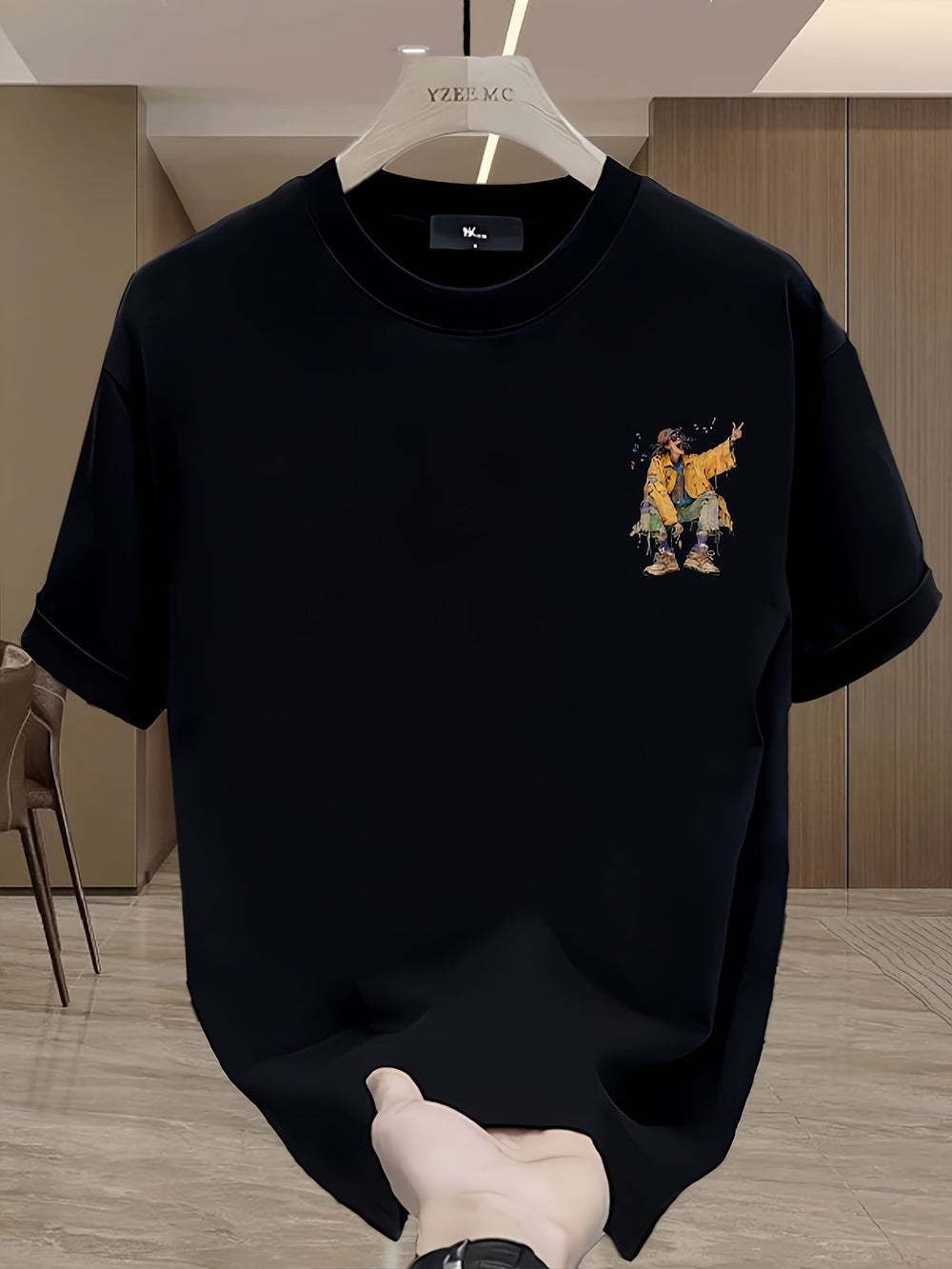Psychedelic Boho Mens Oversize T-Shirt