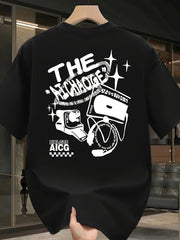 Men’s Heavyweight Oversized T-Shirt – “THE REGENERATION” Graphic Print