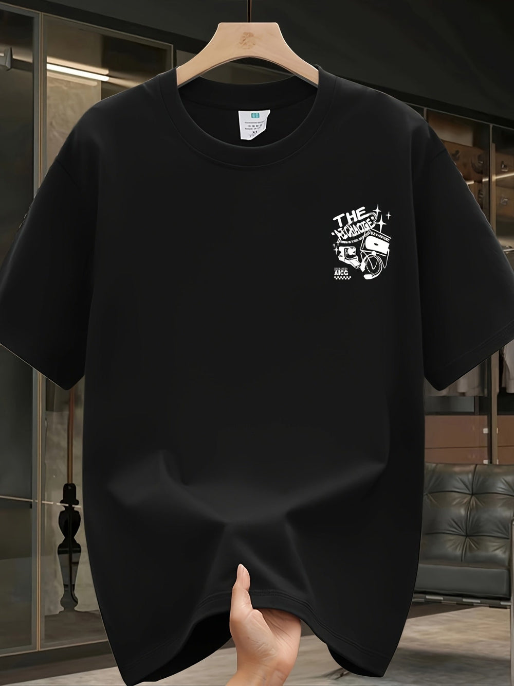Men’s Heavyweight Oversized T-Shirt – “THE REGENERATION” Graphic Print