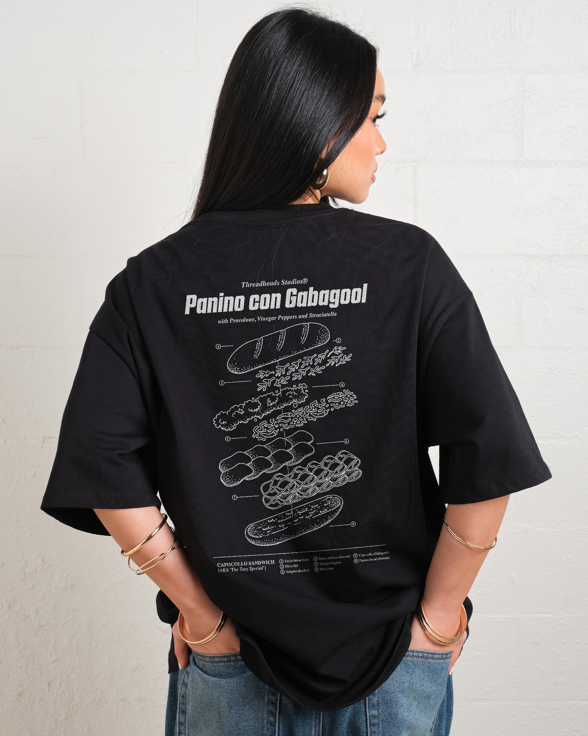 Panino Con Gabagool Oversized Tee